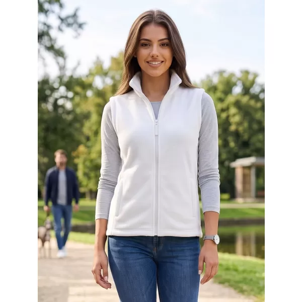  Unisex prsluk od flisa ALTISPORT NoPrint NP/ALU815 BIJELA 