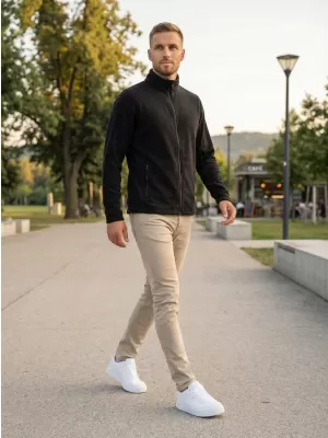 Muška majica za runo ALTISPORT NoPrint NP/ALM725 CRNI