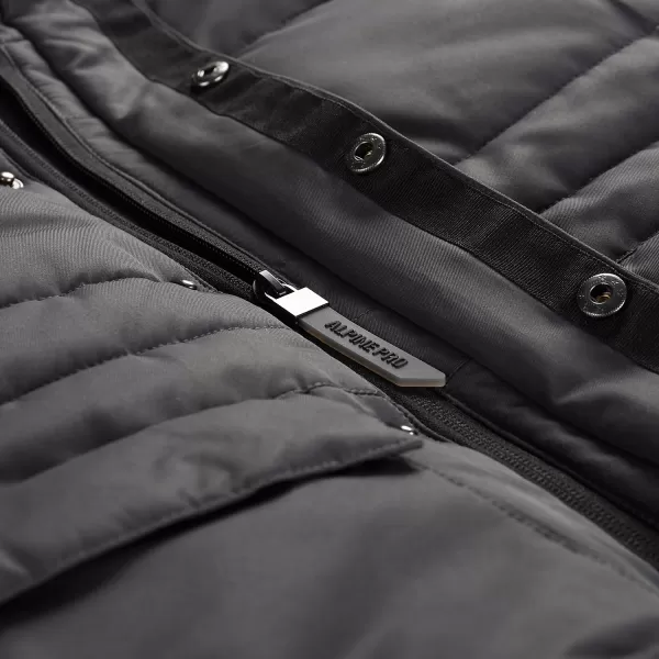  Jakna ALPINE PRO WERDO KJCD335 TAMNO SIVA 
