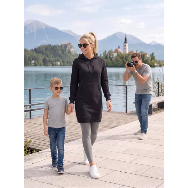  Ženska produžena majica ALTISPORT NoPrint NP/ALW914 CRNA 