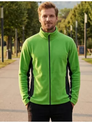 Muška majica za runo ALTISPORT NoPrint NP/ALM725 JABUČNA ZELENA
