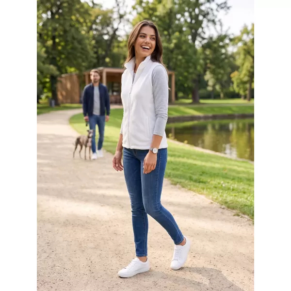  Unisex prsluk od flisa ALTISPORT NoPrint NP/ALU815 BIJELA 