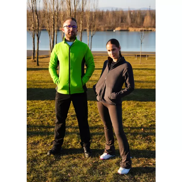  Muška majica za runo ALTISPORT NoPrint NP/ALM725 JABUČNA ZELENA 