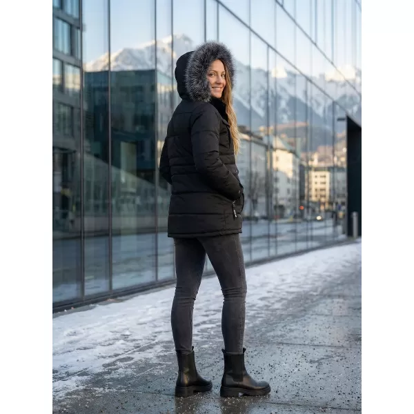  Ženska jakna ALPINE PRO EGYPA LJCB592 CRNI 