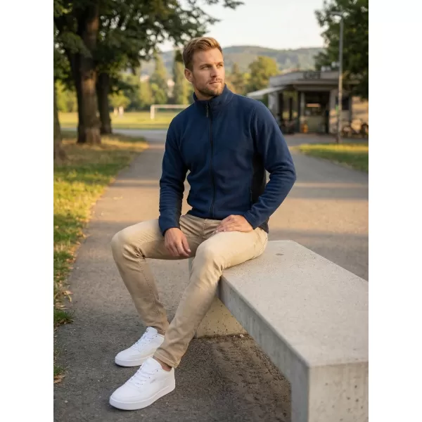  Muška majica od flisa ALTISPORT NoPrint NP/ALM725 TAMNOPLAVA 