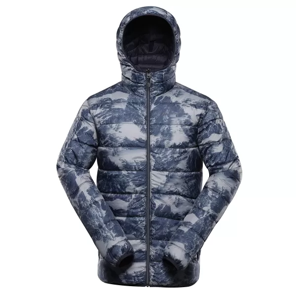  Muška dvostrana hi-thherm jakna ALPINE PRO EROM MJCD628 PLAVI INDIGO 