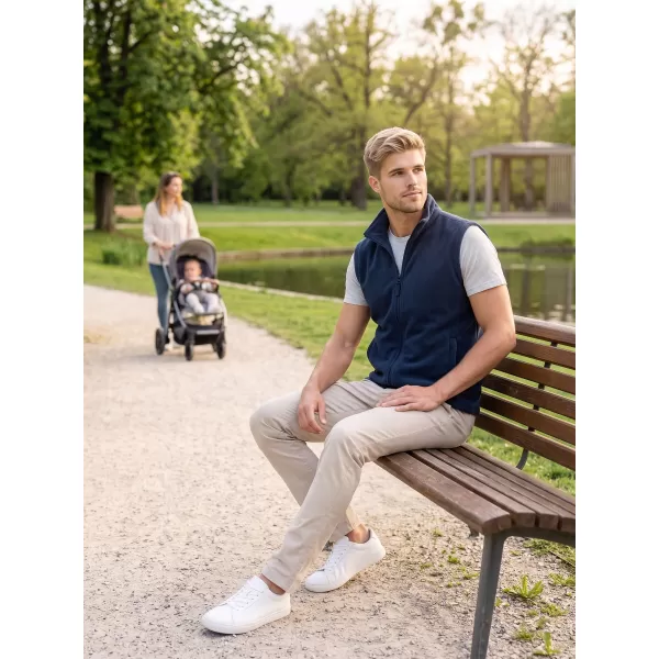  Unisex prsluk od flisa ALTISPORT NoPrint NP/ALU815 TAMNOPLAVA 