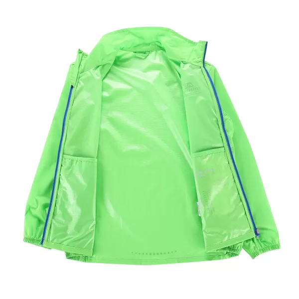 Baby ultra -svjetla jakna ALPINE PRO SPINO KJCC319 ZELENA 