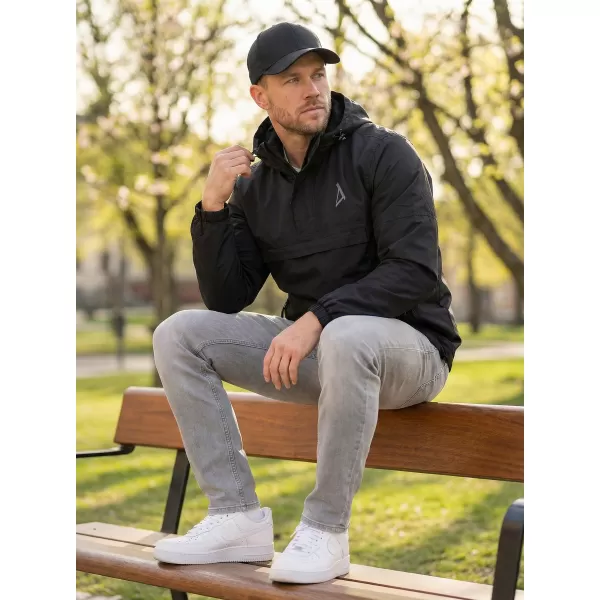  Muška vjetrovka preko glave ALTISPORT BYB/ALM002B3162 CRNA 