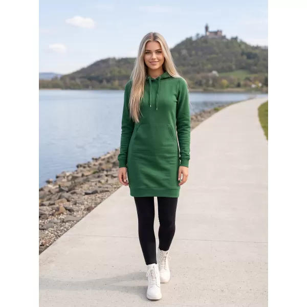  Ženska produžena majica ALTISPORT NoPrint NP/ALW914 TAMNOZELENE BOJE 