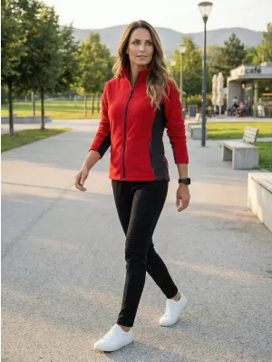 Ženska majica od flisa ALTISPORT NoPrint NP/ALW825 CRVENA
