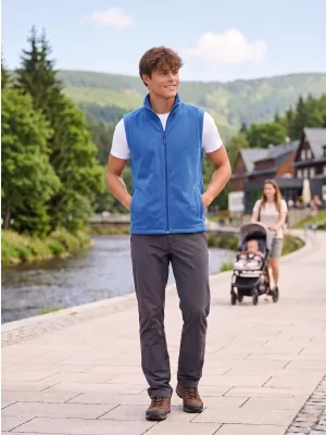 Unisex prsluk od flisa ALTISPORT NoPrint NP/ALU815 AZURNO PLAVA