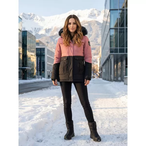  Ženska jakna ALPINE PRO EGYPA LJCB592 RUŽIČASTI 
