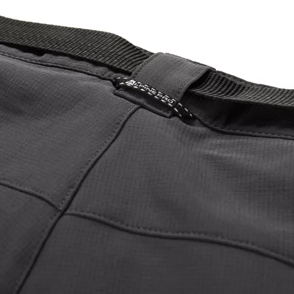  Muške softshell hlače ALPINE PRO CORB MPAD672 TAMNO SIVA 