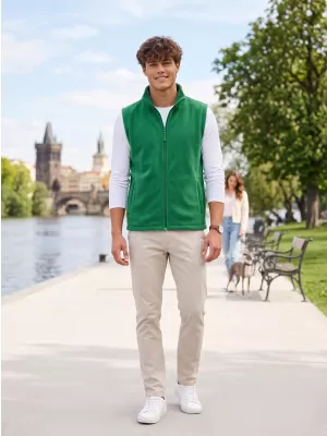 Unisex prsluk od flisa ALTISPORT NoPrint NP/ALU815 SREDNJE ZELENA