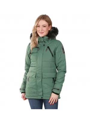 Ženska jakna ALPINE PRO WERDA LJCD644 ZELENA