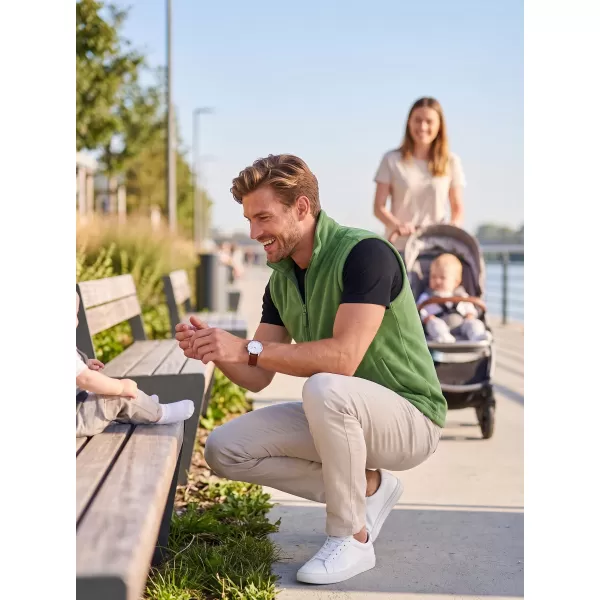  Unisex prsluk od flisa ALTISPORT NoPrint NP/ALU815 TRAVA ZELENA 