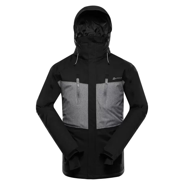  Muška skijaška jakna ALPINE PRO COMED MJCD716 CRNA 