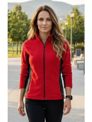 Ženska majica od flisa ALTISPORT NoPrint NP/ALW825 CRVENA