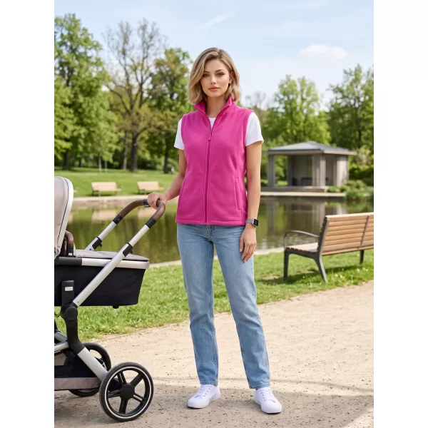  Unisex prsluk od flisa ALTISPORT NoPrint NP/ALU815 FUKSIJA CRVENA 