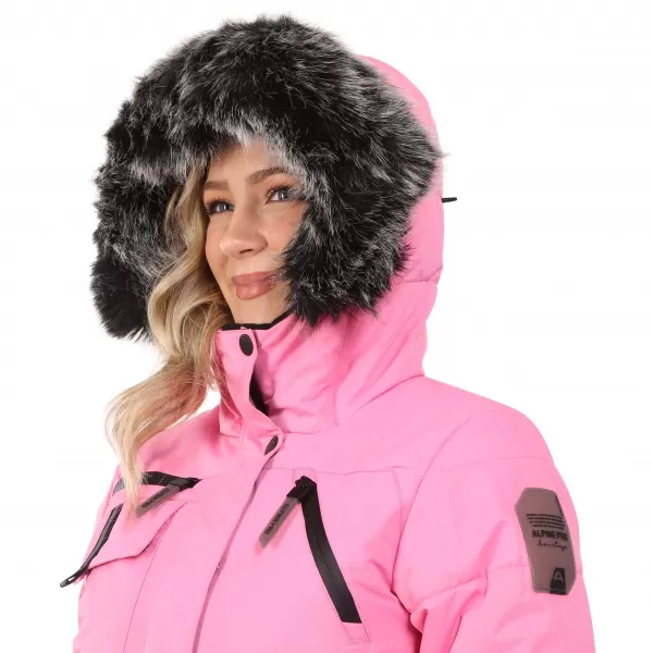 Ženska jakna ALPINE PRO WERDA LJCD644 RUŽIČASTI 