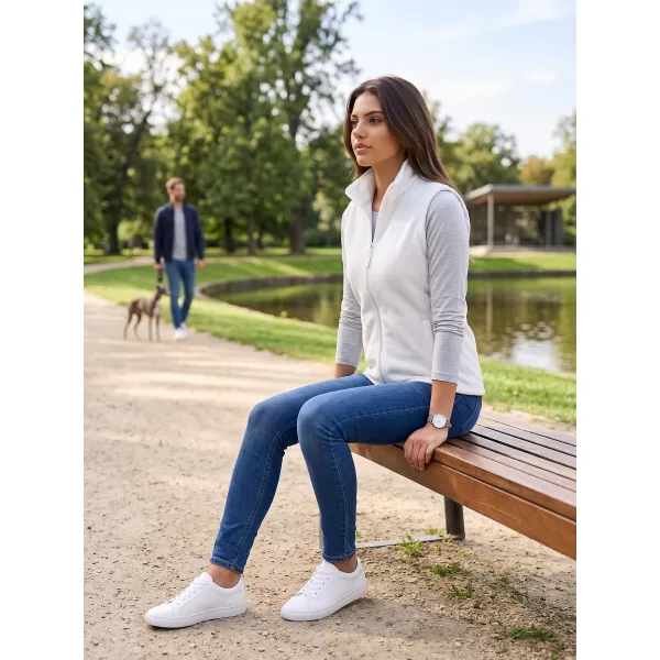 Unisex prsluk od flisa ALTISPORT NoPrint NP/ALU815 BIJELA 