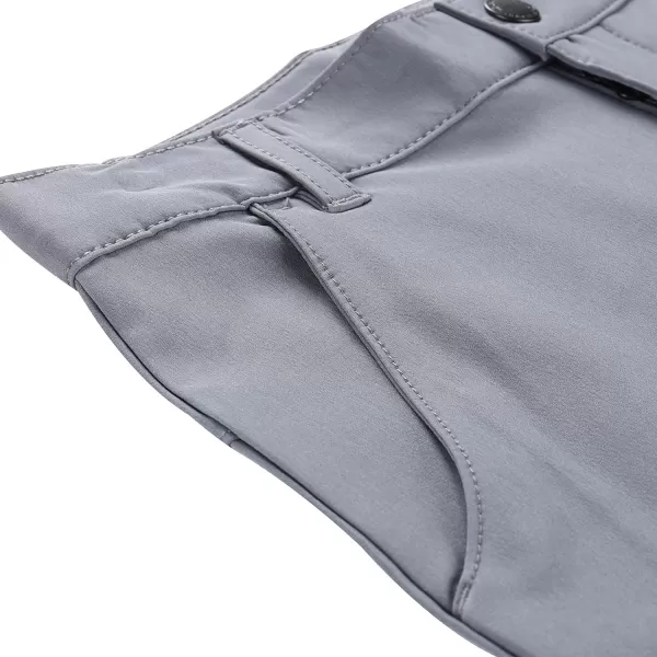  Baby Softshell kratke hlače ALPINE PRO BAKO KPAC343 SIVA 