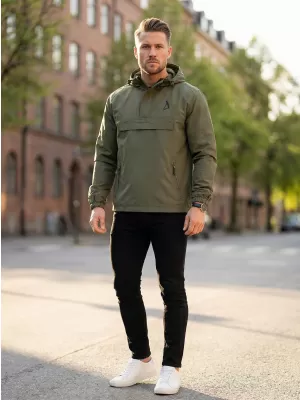 Muška vjetrovka preko glave ALTISPORT BYB/ALM002B3162 MASLINA