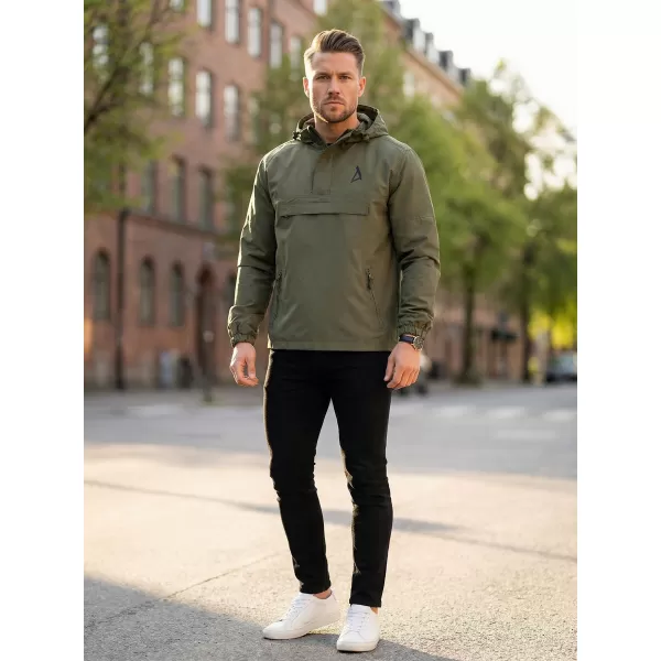  Muška vjetrovka preko glave ALTISPORT BYB/ALM002B3162 MASLINA 