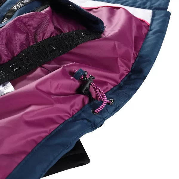  Ženska jakna od pera ALPINE PRO FEEDRA LJCB604 PLAVI 