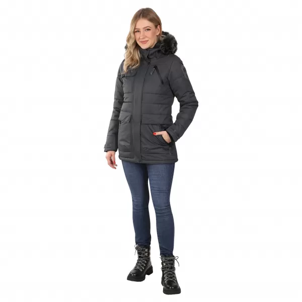 Ženska jakna ALPINE PRO WERDA LJCD644 TAMNO SIVA 