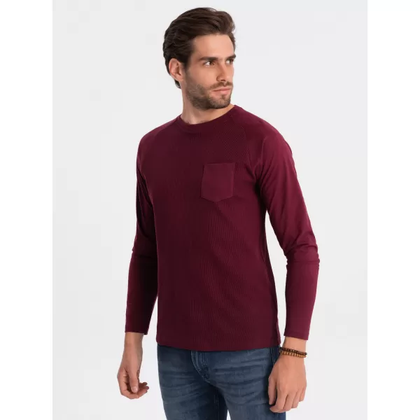  Košulja OMBRE OM-LSCL-0109 KESTEN 