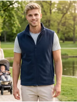 Unisex prsluk od flisa ALTISPORT NoPrint NP/ALU815 TAMNOPLAVA
