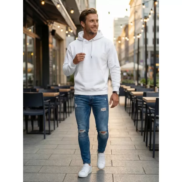  Muška dukserica ALTISPORT NoPrint NP/ALM024 BIJELA 