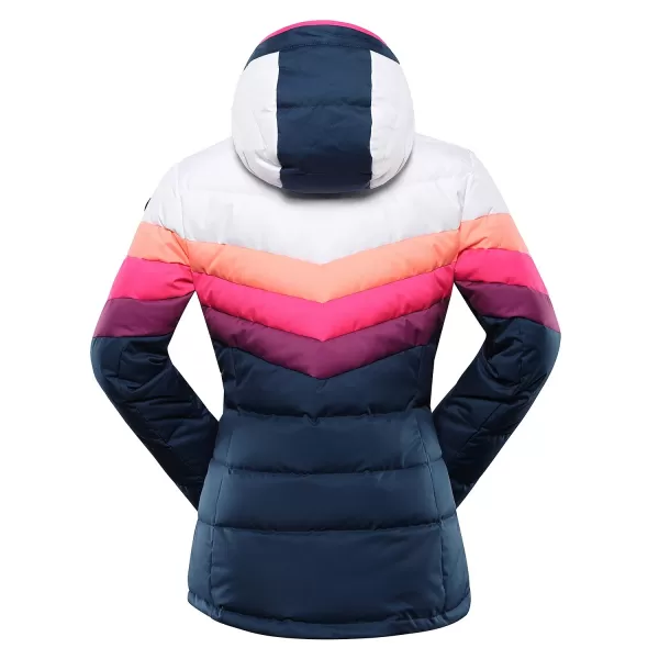  Ženska jakna od pera ALPINE PRO FEEDRA LJCB604 PLAVI 