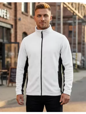 Muška majica za runo ALTISPORT NoPrint NP/ALM725 BIJELA
