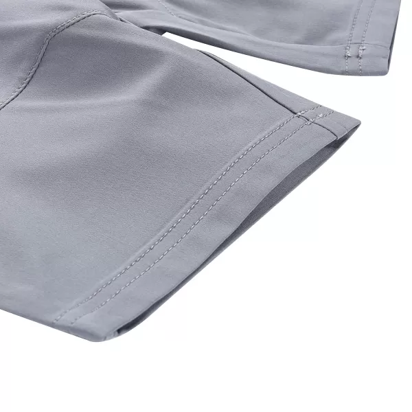  Baby Softshell kratke hlače ALPINE PRO BAKO KPAC343 SIVA 