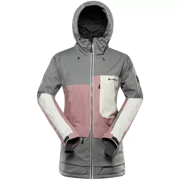  Ženska skijaška jakna ALPINE PRO GARGA LJCD657 SIVA 