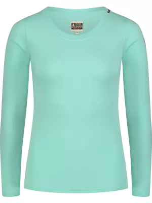Ženska pamučna majica NORDBLANC SWEDEN NBFLT8144 SVIJETLO ZELENA