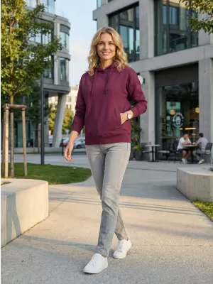 Ženski sweatshirt ALTISPORT NoPrint NP/ALW124 FUKSIJA