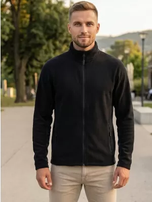 Muška majica za runo ALTISPORT NoPrint NP/ALM725 CRNI
