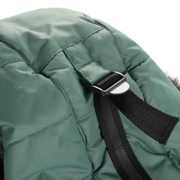  Ženska jakna ALPINE PRO WERDA LJCD644 ZELENA 