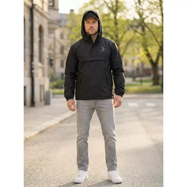  Muška vjetrovka preko glave ALTISPORT BYB/ALM002B3162 CRNA 