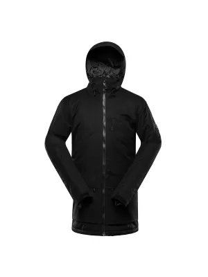 Muška skijaška jakna ALPINE PRO GARG MJCD698 CRNI