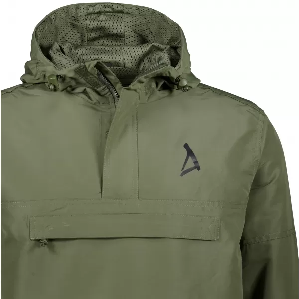  Muška vjetrovka preko glave ALTISPORT BYB/ALM002B3162 MASLINA 