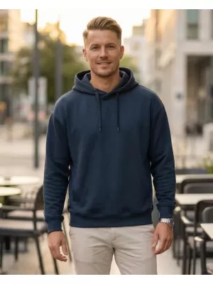 Muški sweatshirt ALTISPORT NoPrint NP/ALM024 TAMNOPLAVA