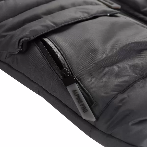 Jakna ALPINE PRO WERDO KJCD335 TAMNO SIVA 