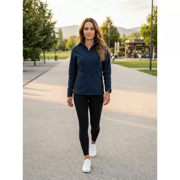  Ženska majica od flisa ALTISPORT NoPrint NP/ALW825 TAMNOPLAVA 