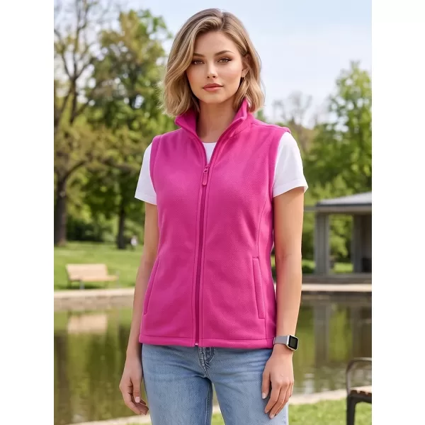  Unisex prsluk od flisa ALTISPORT NoPrint NP/ALU815 FUKSIJA CRVENA 