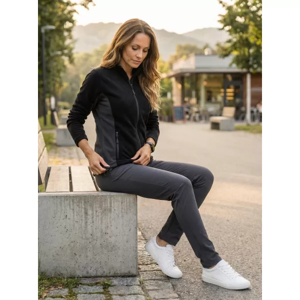  Ženska majica od flisa ALTISPORT NoPrint NP/ALW825 CRNA 